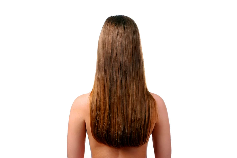 Halbkreisförmiger Haarschnitt für langes Haar