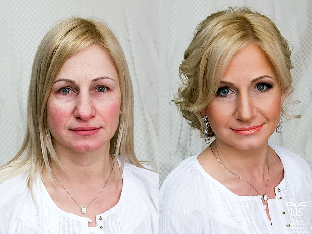 Haar für die Hochzeit der Mutter