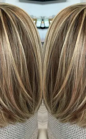 Braune Haarfarbe