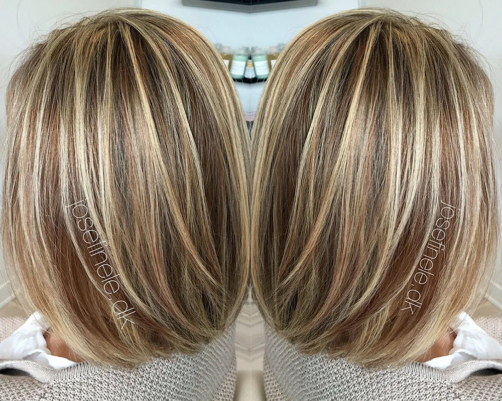 Braune Haarfarbe