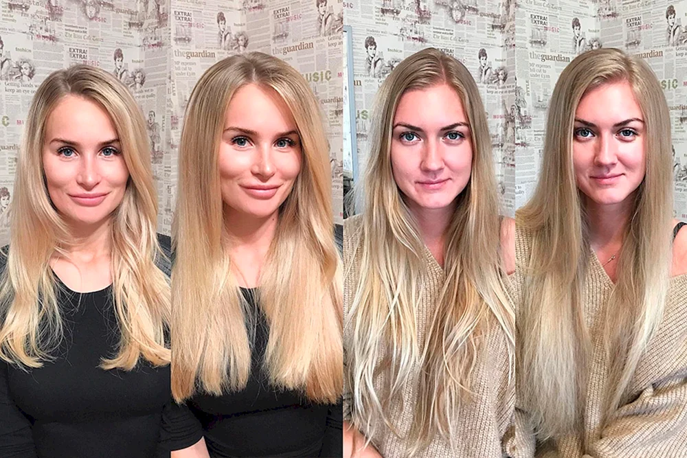 Blondes Haar