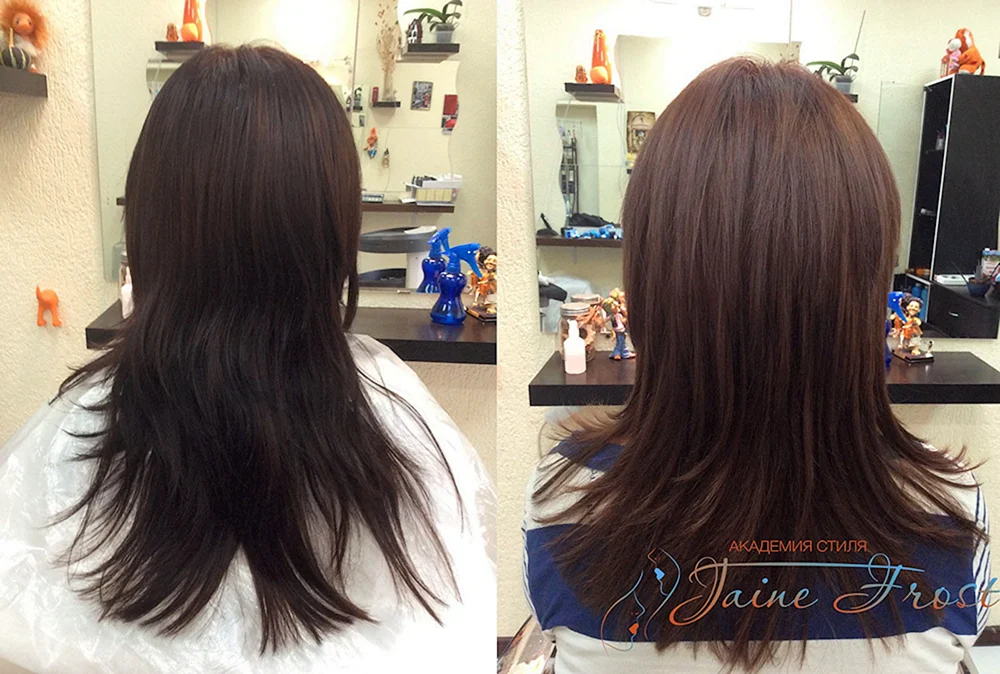 Schwarze Haare färben