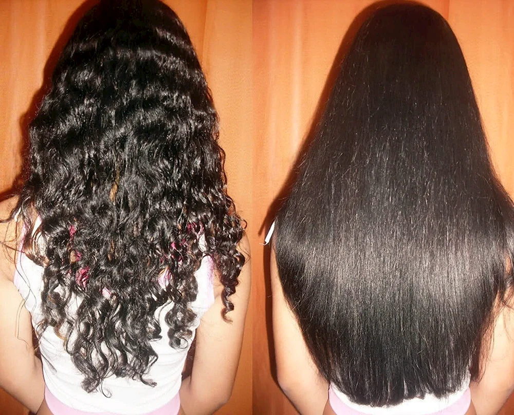 Schönes gefärbtes Haar