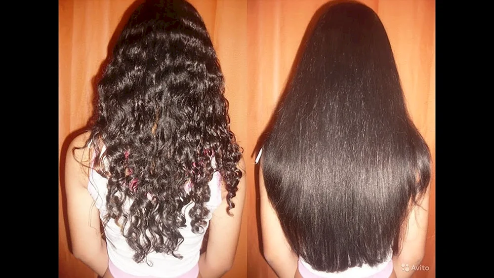 Keratin Haarglättung Haarschnitte
