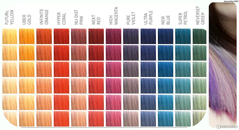 Haarfärbepalette Olin Farbpalette 41