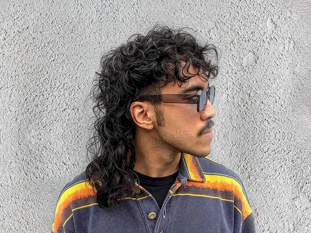 Wolfcut Männerfrisur
