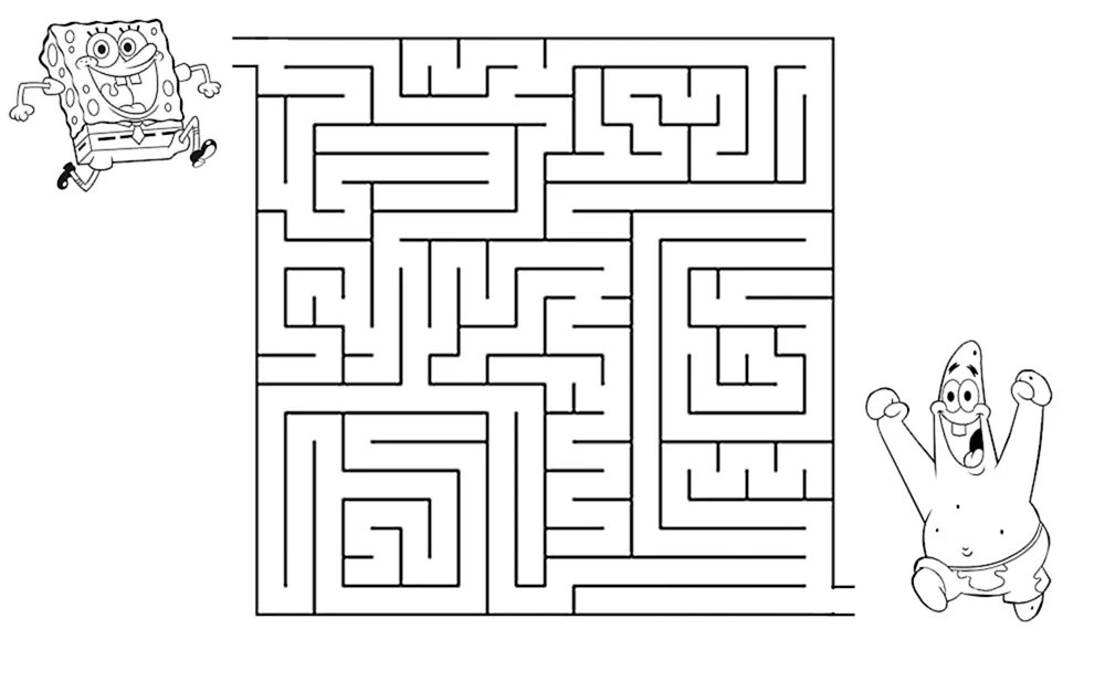 Labyrinth-Aufgaben für Kinder 6-7 Jahre