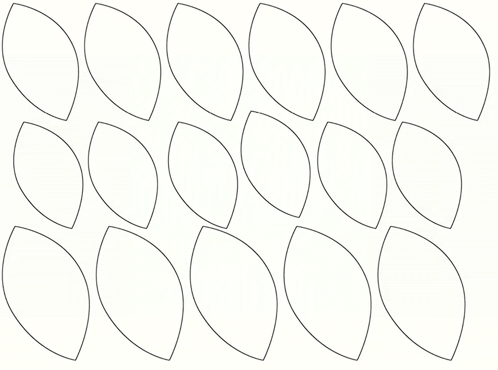 Papierblumenrohlinge