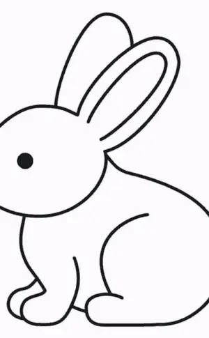 Hasenmalerei für Kinder
