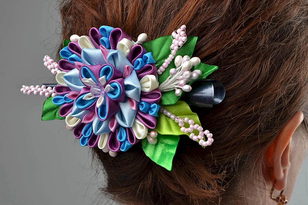 Kanzashi-Haarbänder