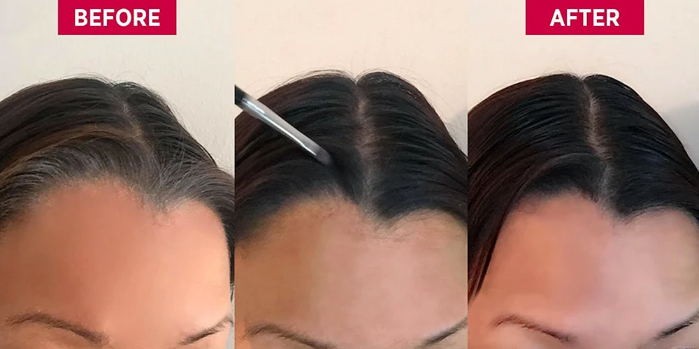 Graue Haare färben