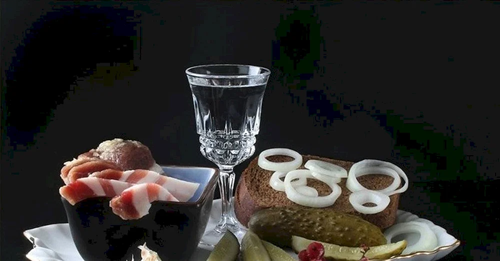 Wodka-Snack für Wodka