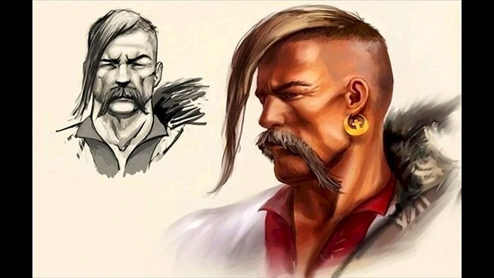 Saporoger Kosakenfrisur