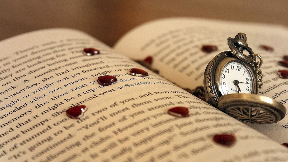 Schöner Hintergrund mit Büchern