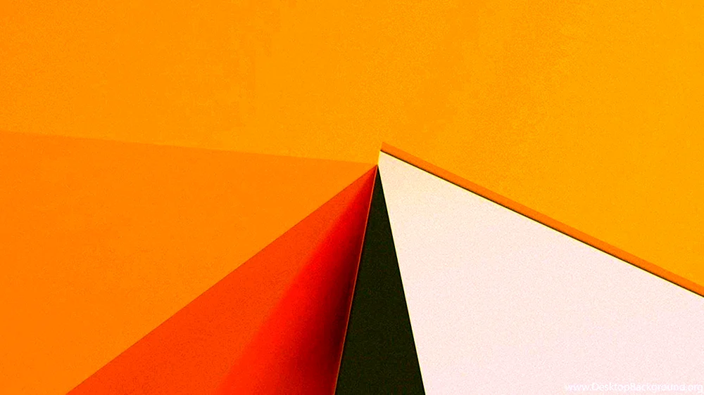 Orangefarbener Minimalismus