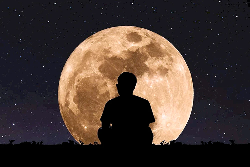 Einsamkeit in der Nacht