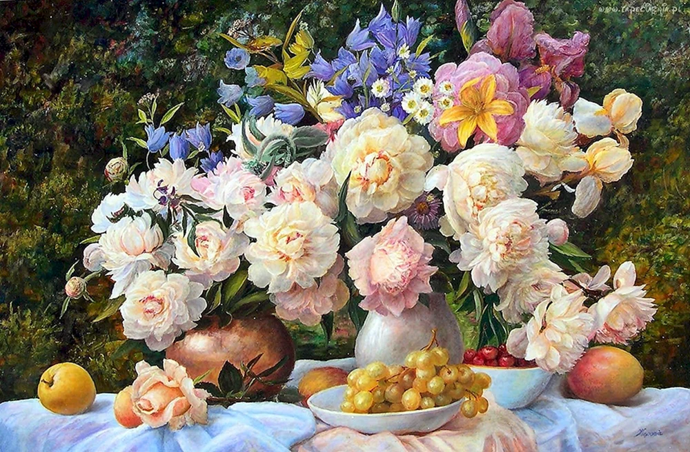 Khrutsky Blumen und Früchte