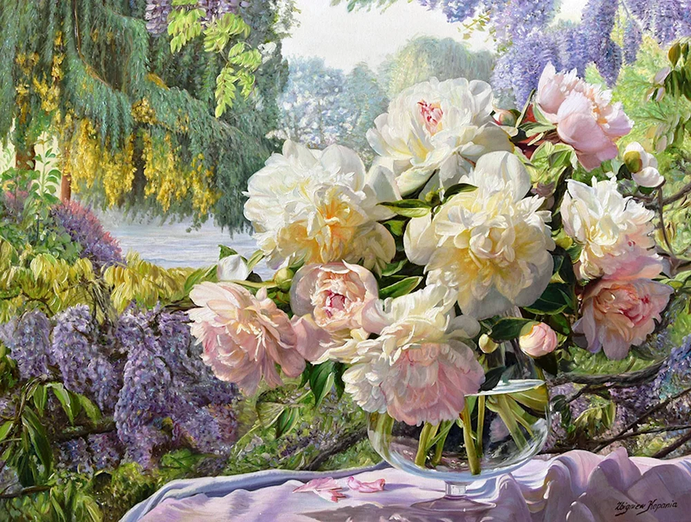 Pink Pfingstrosen Oleg Chuvashev