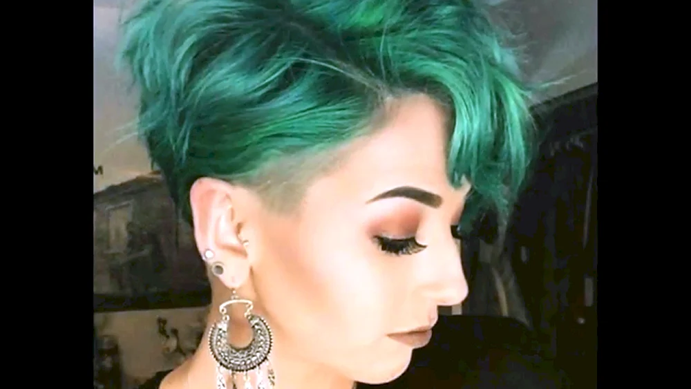 Grüne Haare