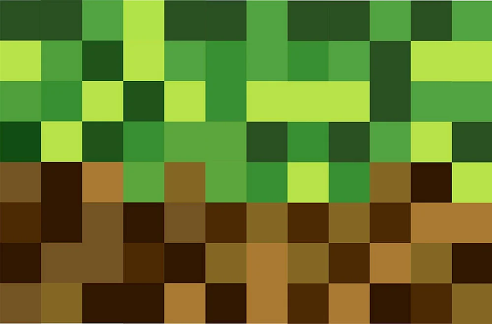 Minecraft Erde Block 2d