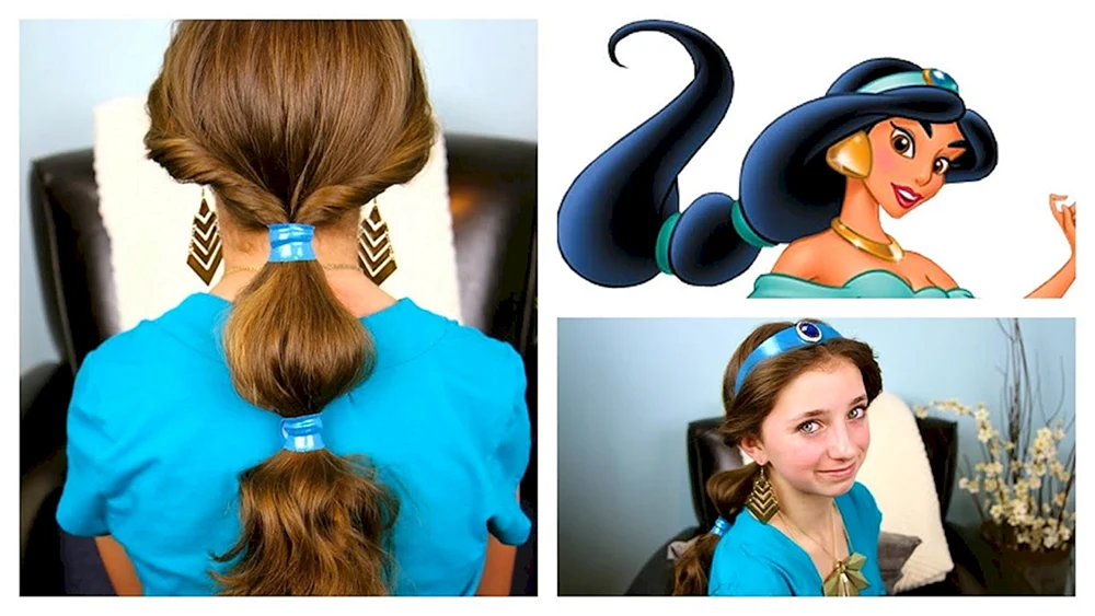 Jasmine Disney Frisur