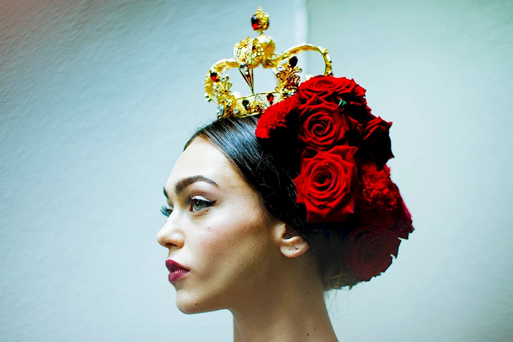Spanisches Flamenco Make-up