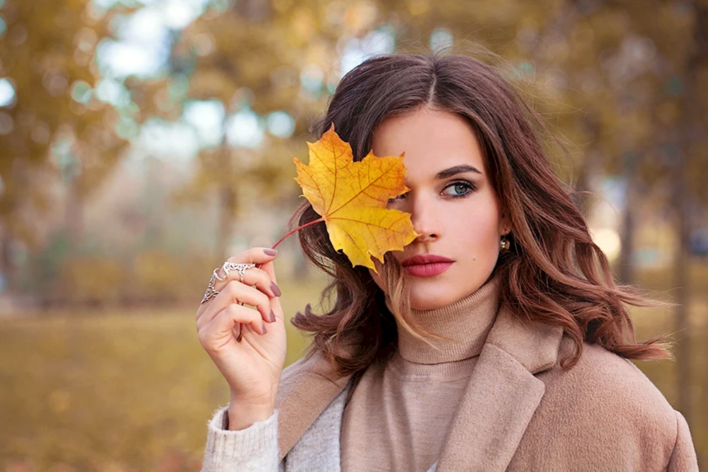 Herbstfrau