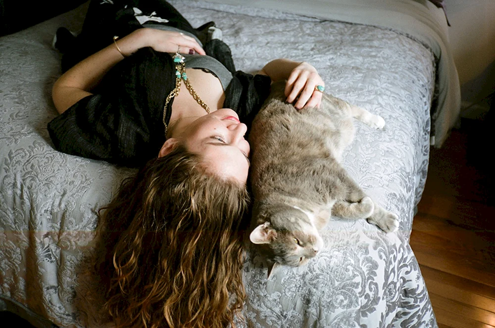 Fotoshooting mit Katze