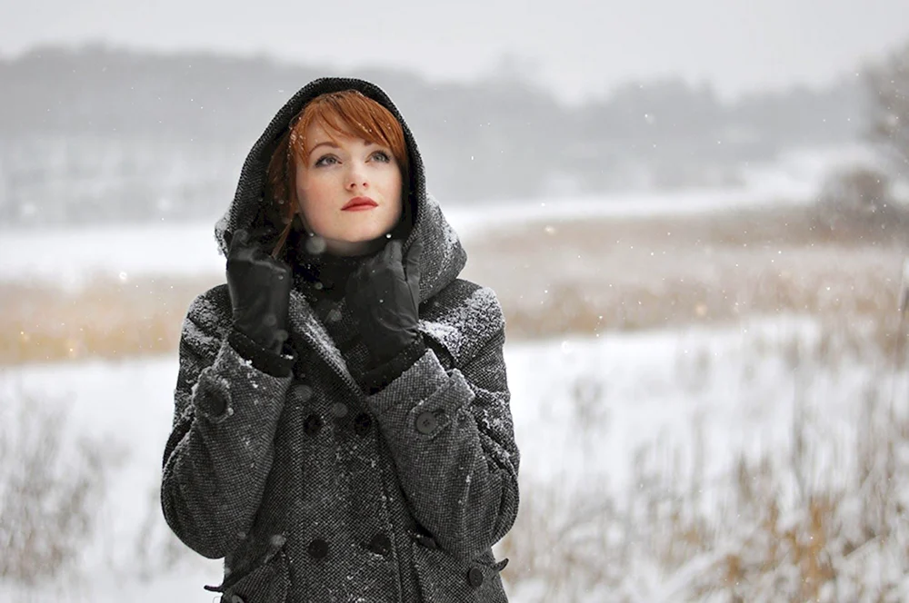 Frau- Winter