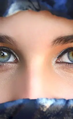 Weibliche Augen