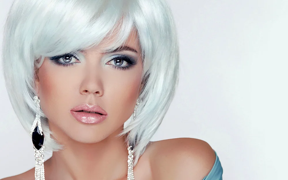 Girl with white hair
