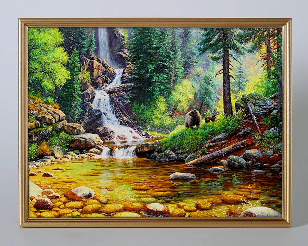 Wasserfallmalerei Mark Keathley