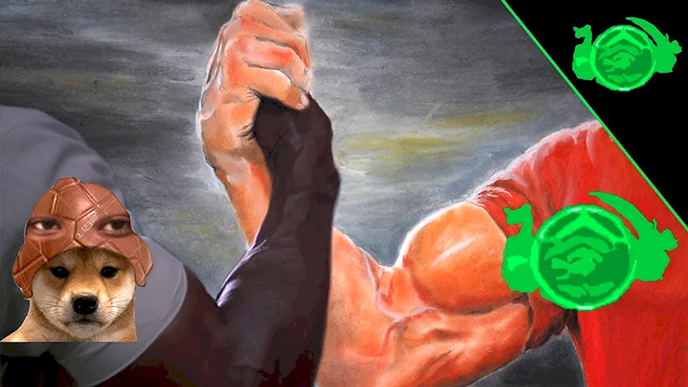 Händeschütteln Meme