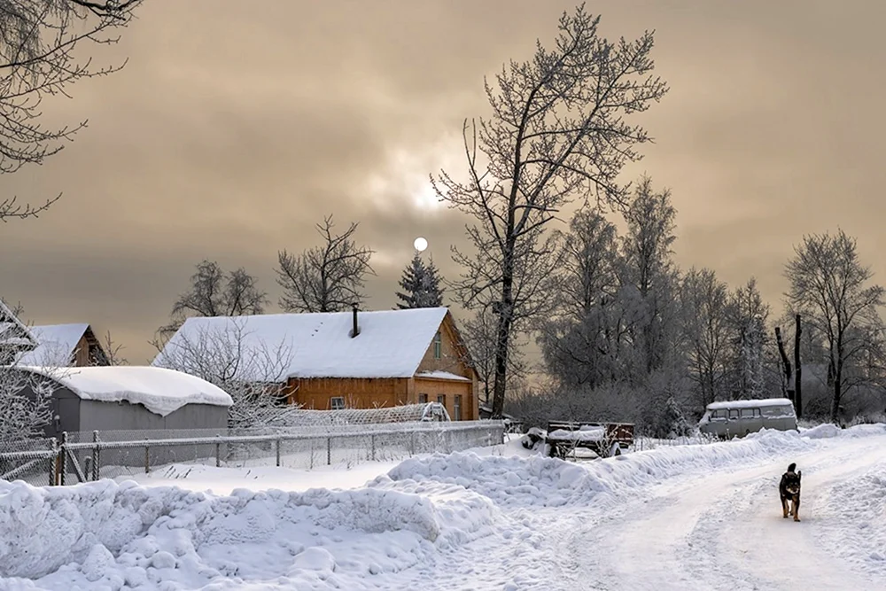 Winterdorf Kaluga