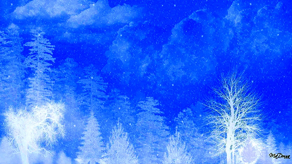 Winterhintergrund