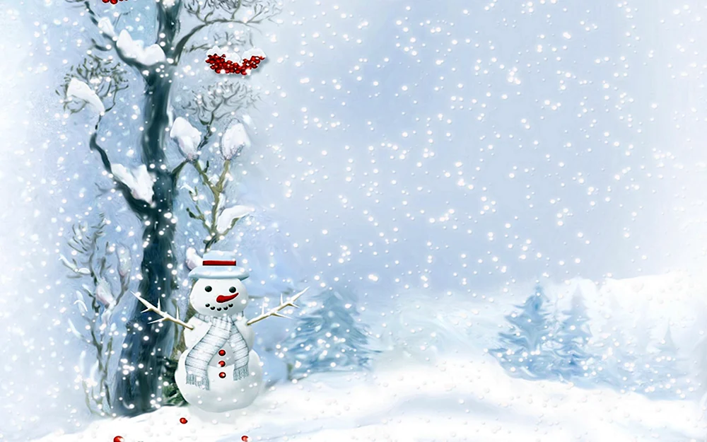 Winterhintergrund