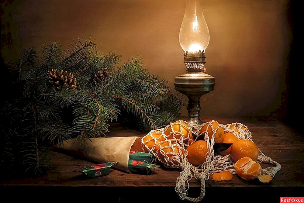 Vor-Neujahrsstillleben