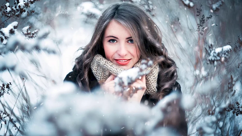 Mädchen Winter