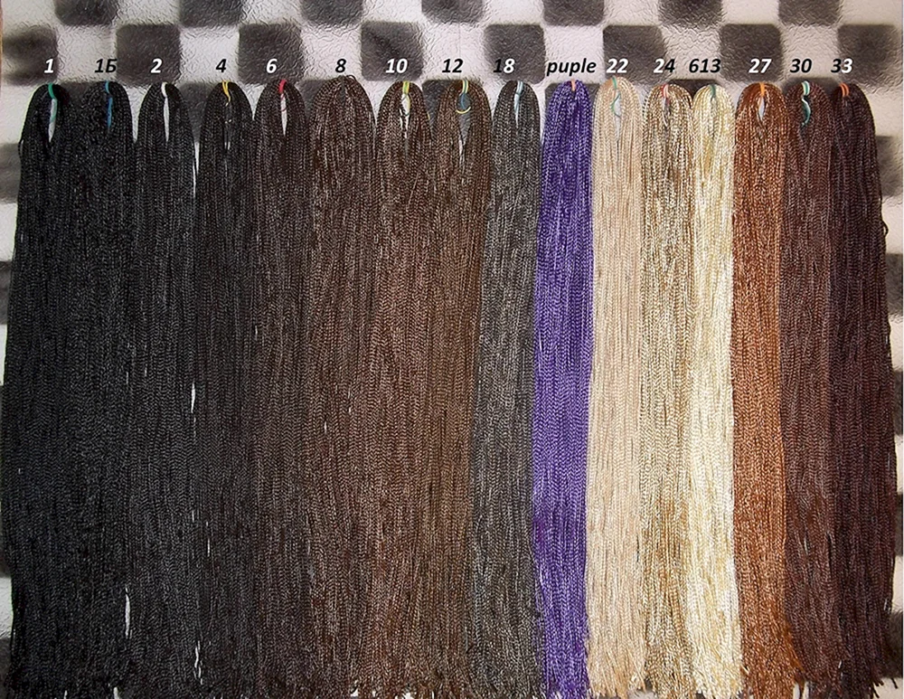 Senegalesische Zöpfe und de Dreadlocks. Dreadlocks