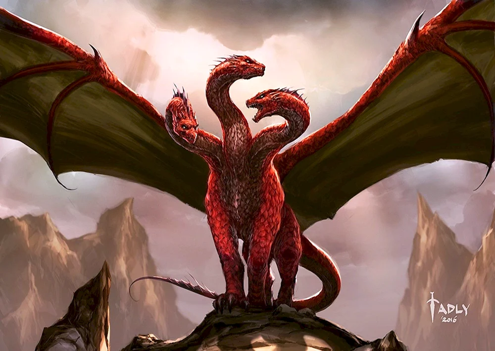 Gorynych Schlange der slawischen Mythologie