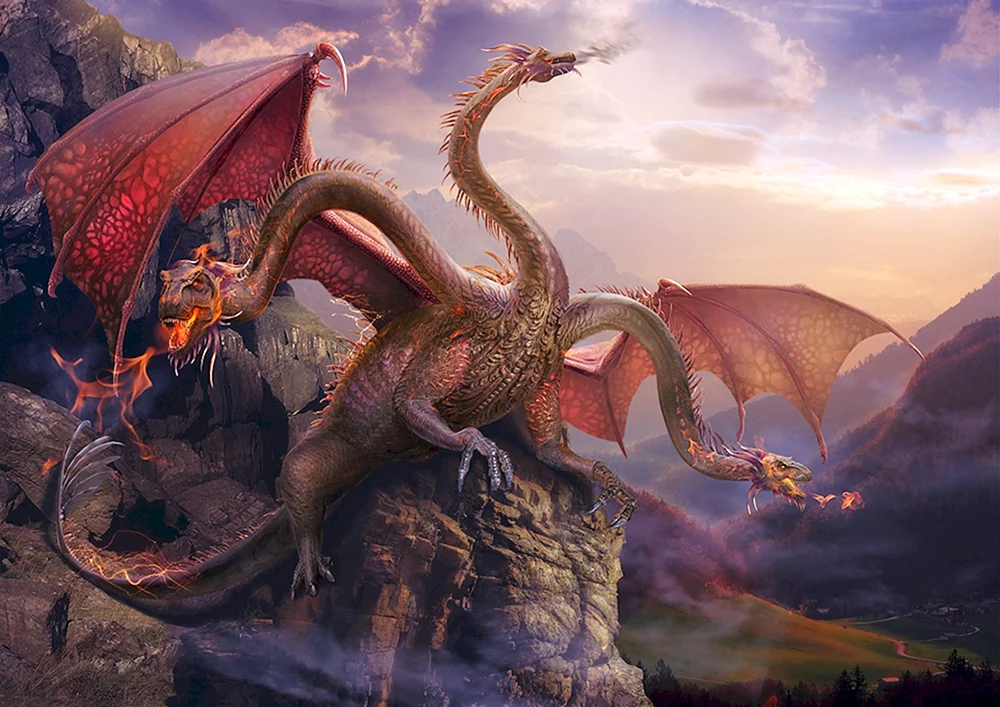 Gorynych Schlange der slawischen Mythologie