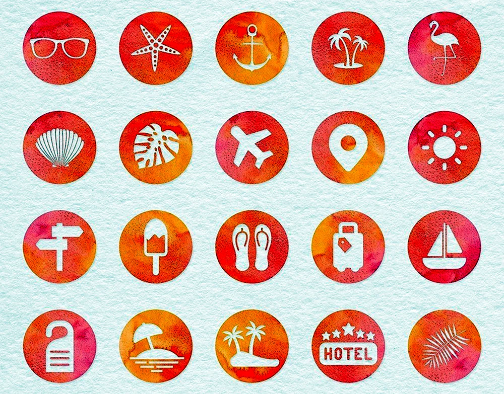 Stylische Icons