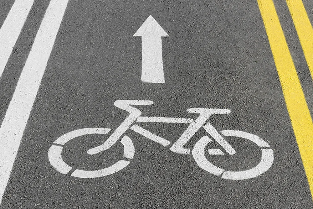 Fahrradzeichen Fahrradweg