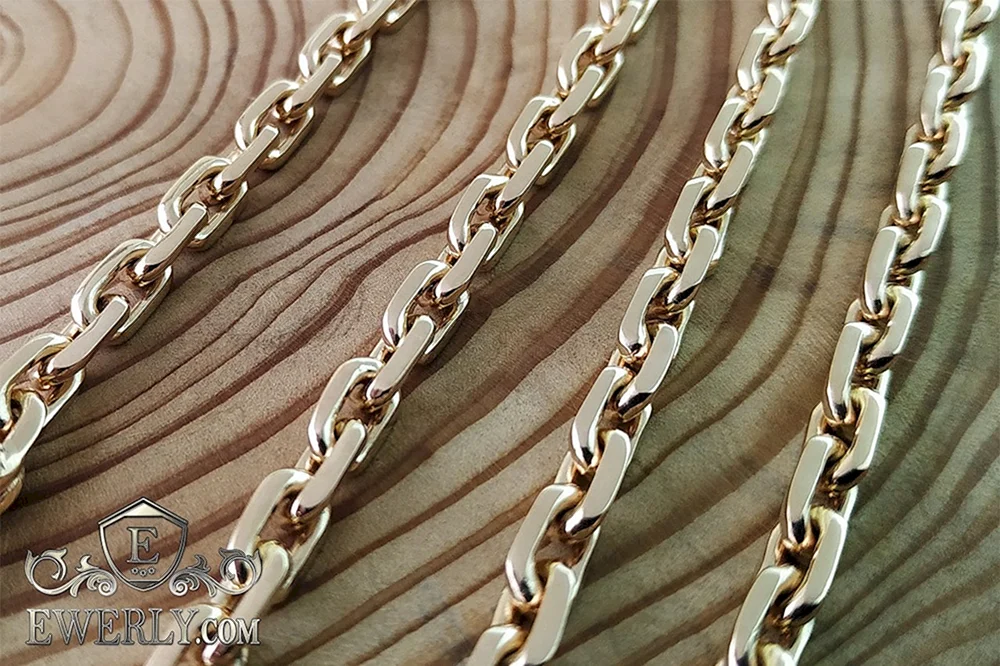 Ankerkette mit Diamantschliff