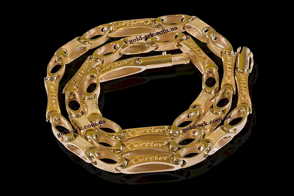 Gold Cartier Herrenkette