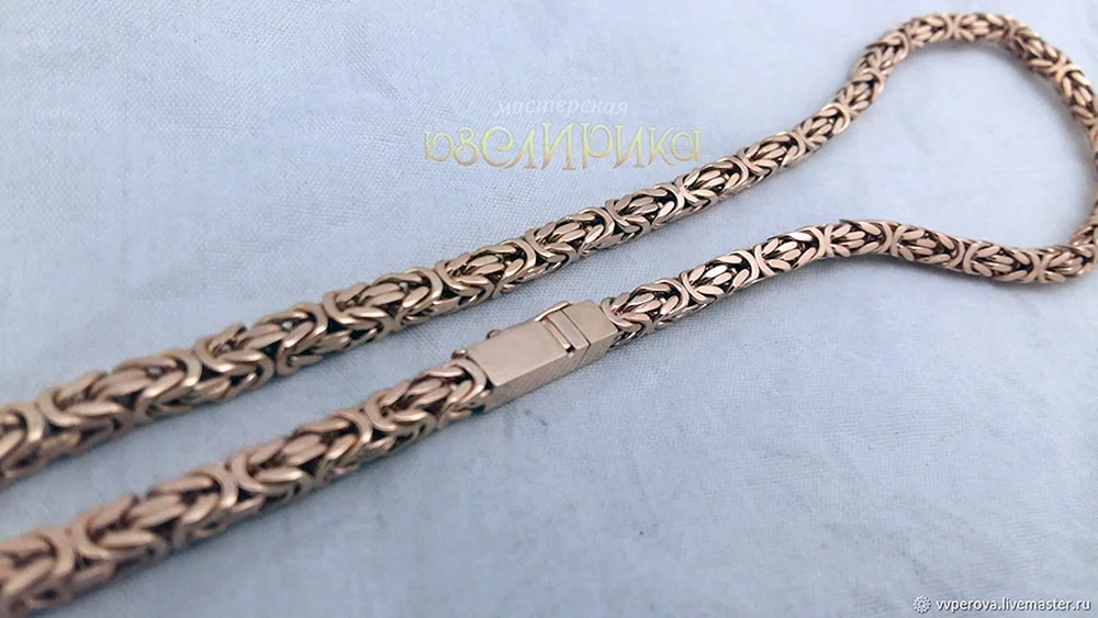 Gold Fuchsschwanzkette Bismarck Fuchsschwanzkette