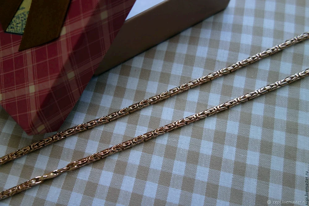 Gold Fuchsschwanzkette Kardinal Gold