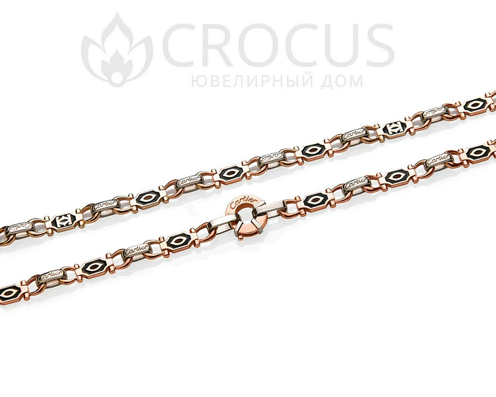Gold geflochtene Cartier Kette