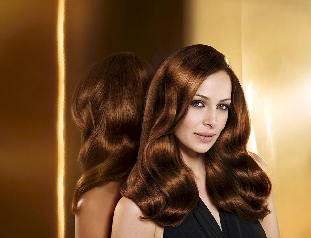 Goldbraunes Haar