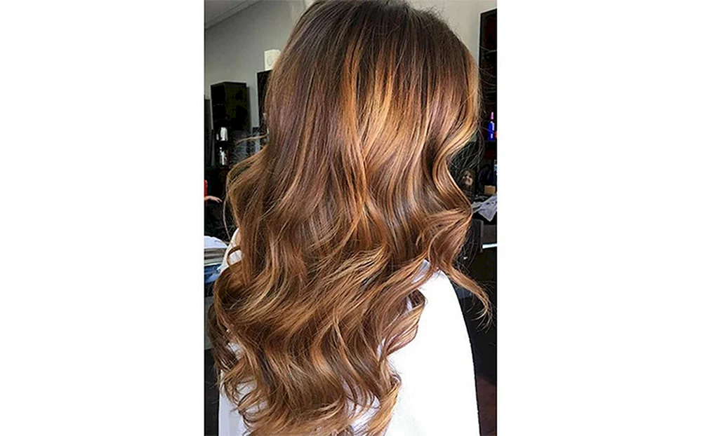 Goldene Balayage